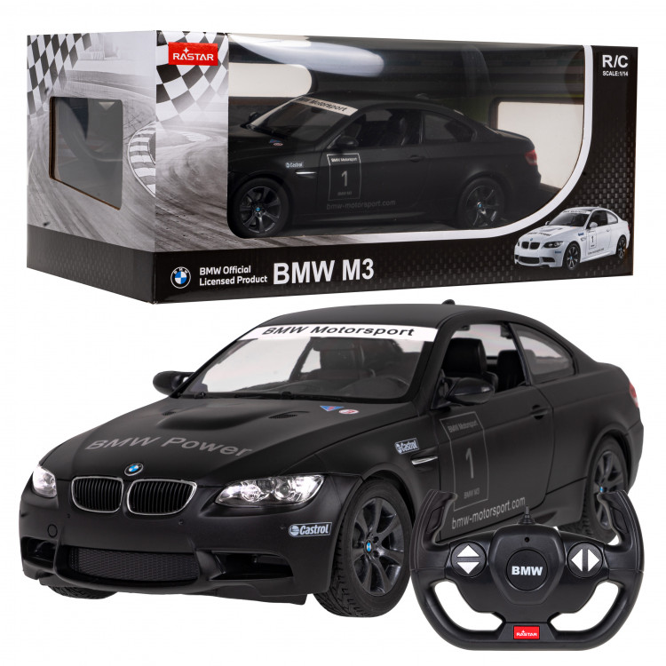 RC Auto BMW M3 1:14 čierne RC Auto BMW M3 1:14 čierne